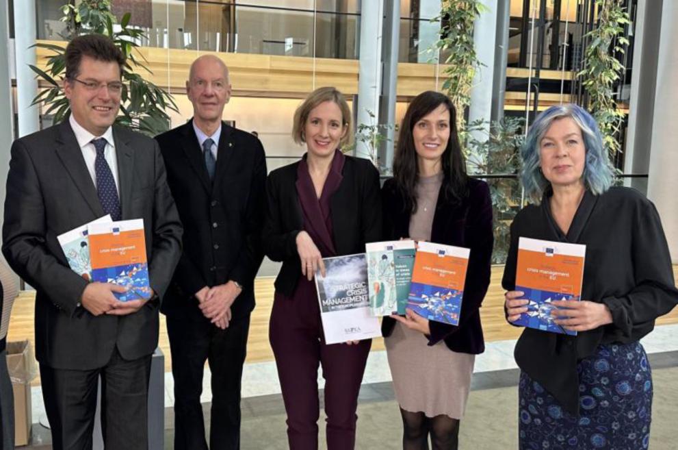 The report being presented at the European Parliament