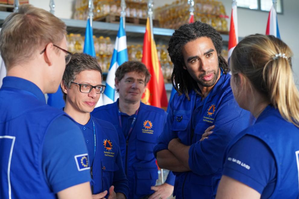 EU-coordinated response to earthquakes and flash floods in Albania