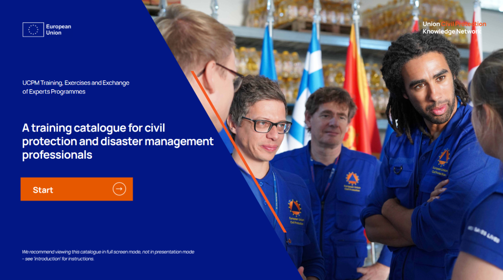 cover of training brochure