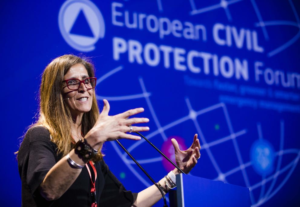 Patricia Gaspar speaking at CPF 2022