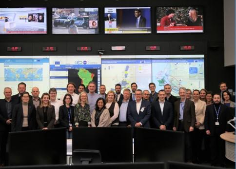 Participants part of the workshop on sustainability of rescEU stockpiles at the ERCC