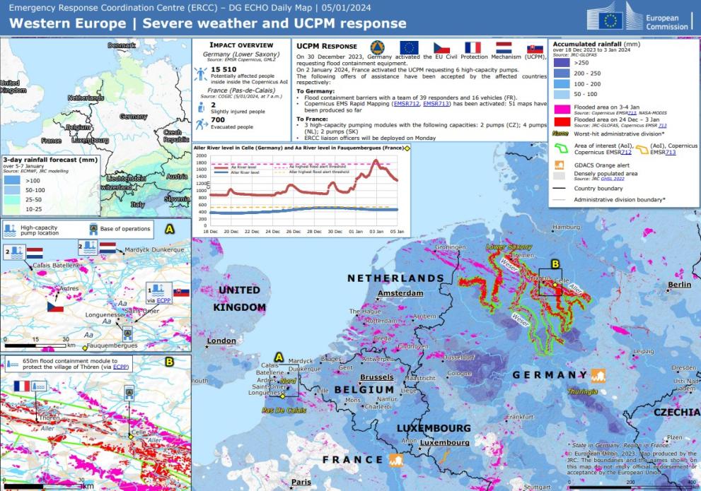 Western Europe - UCPM response map