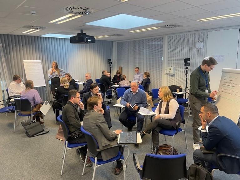 Participants during the second session of the workshop on sustainability of rescEU stockpiles