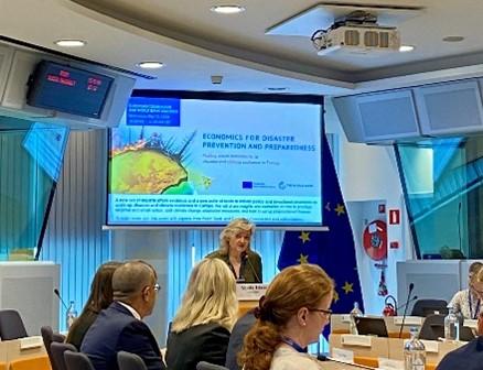 Hanna Jahns during the latest World Bank Meeting.