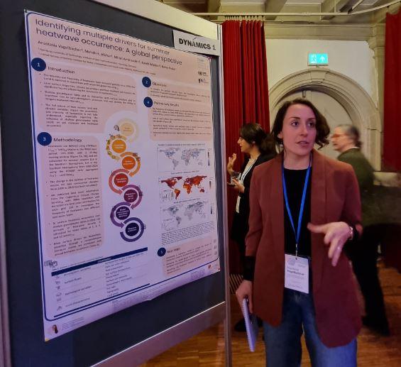 Anastasia Vogelbacher during one of the sessions during the 3rd International Conference on Natural Hazards and Risks in a Changing World: Addressing Compound and Multi-Hazard Risk.