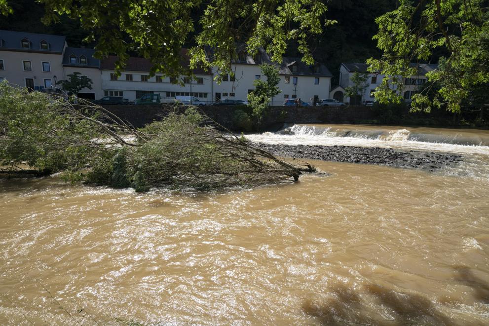 Floods in Belgium.