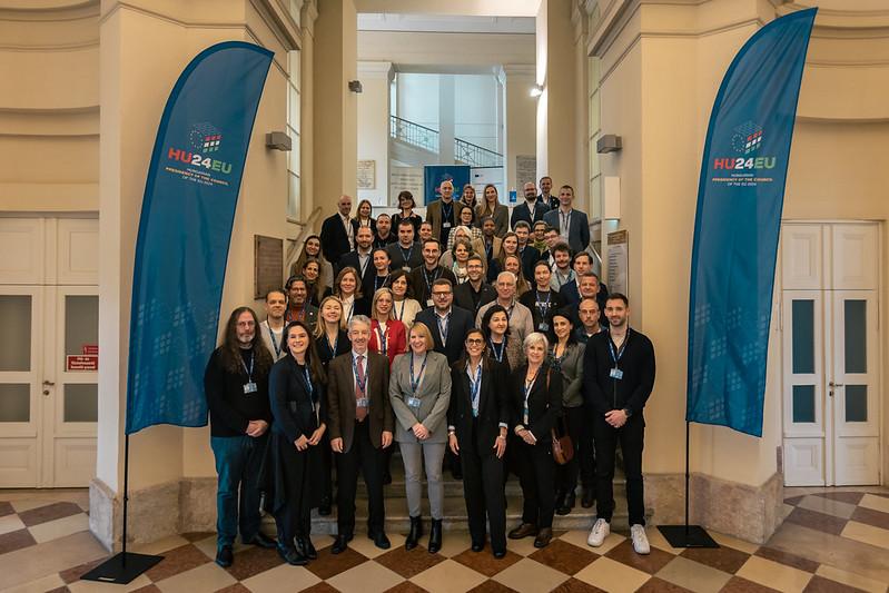 Family photo during the last NTC meeting in Budapest.