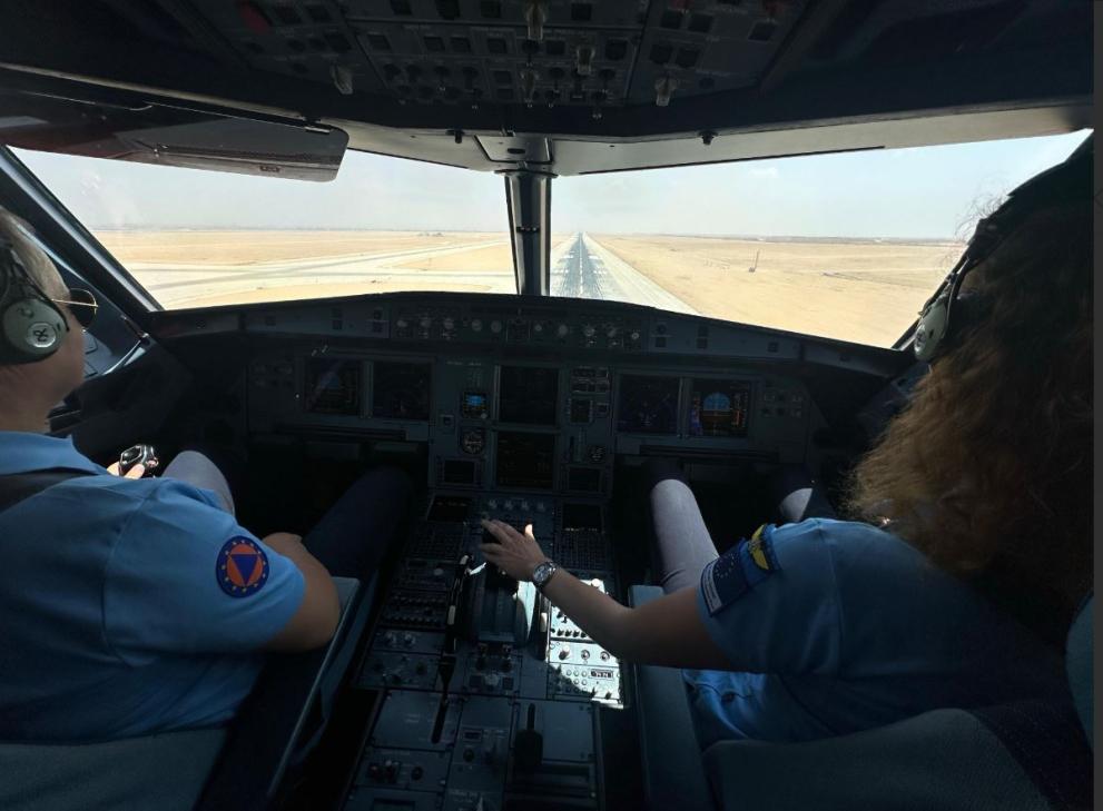 Pilots during an exercise.