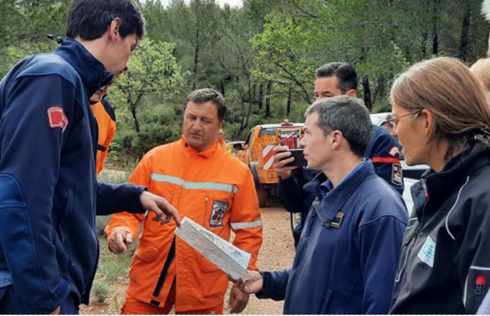 European Civil Protection community during an exercise