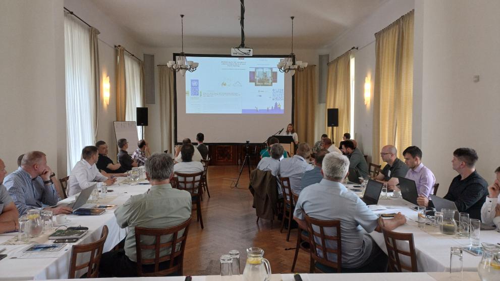 Workshop on the “Solutions and technical means for early detection of wildfires applicable to the conditions of the Czech Republic” which took place in Křtiny, the Czech Republic, 25-26 June 2025. Credit: Roman Francl 