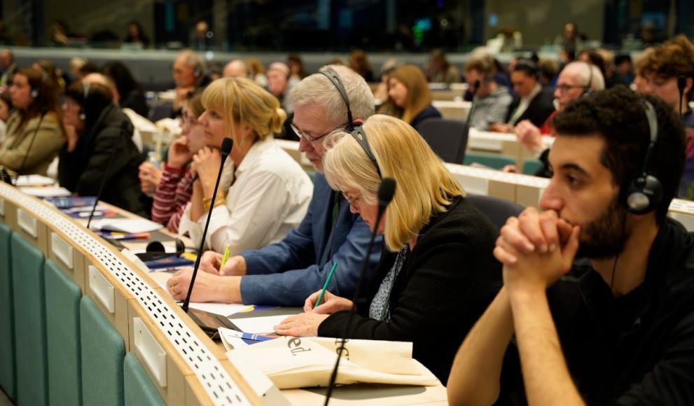 Citizens from all over 27 member states during one of the panels on preparedness.