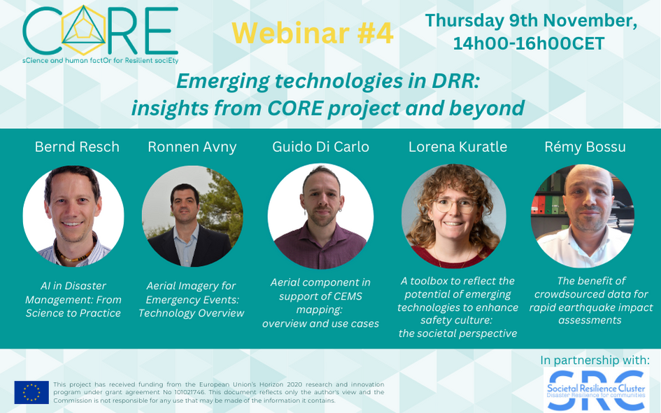 CORE Webinar - Speakers and Titles