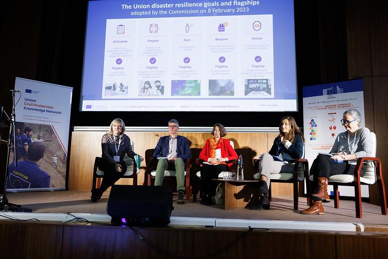 Speakers during a Discussion Panel.