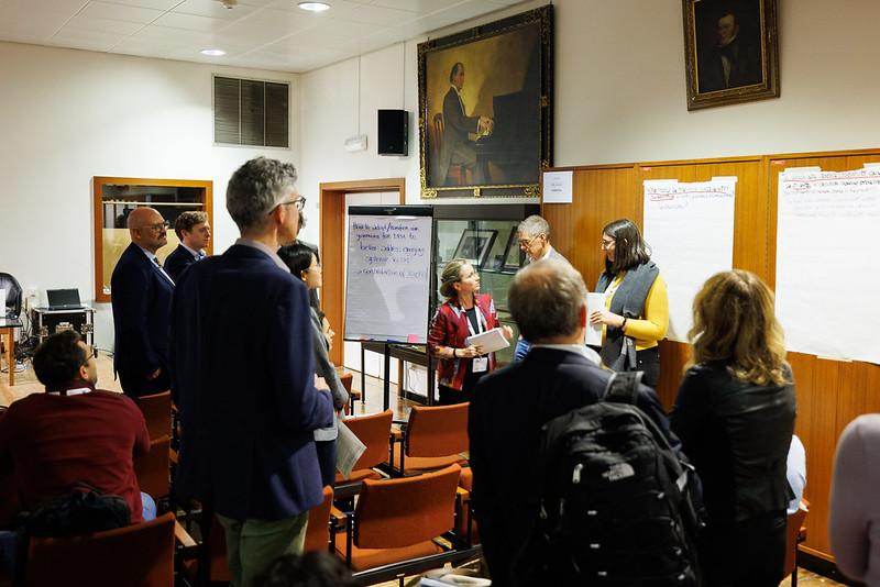 Participants during one of the workshops.