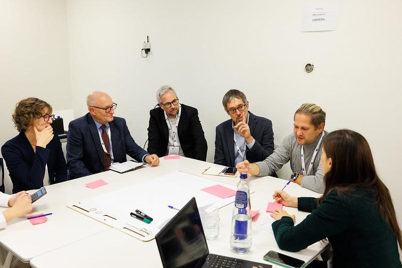 Participants during one of the workshops.