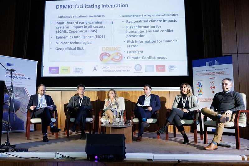 Speakers during a Discussion Panel.