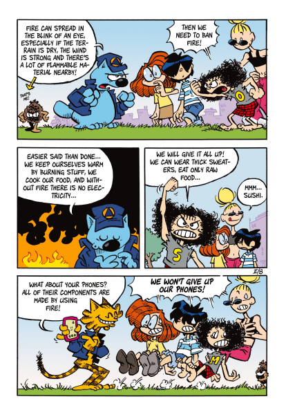 page from comic book.