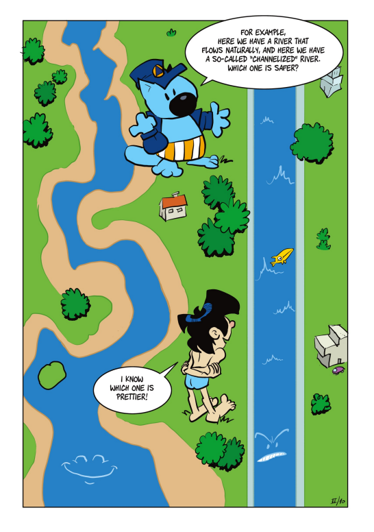 page out of the comic book