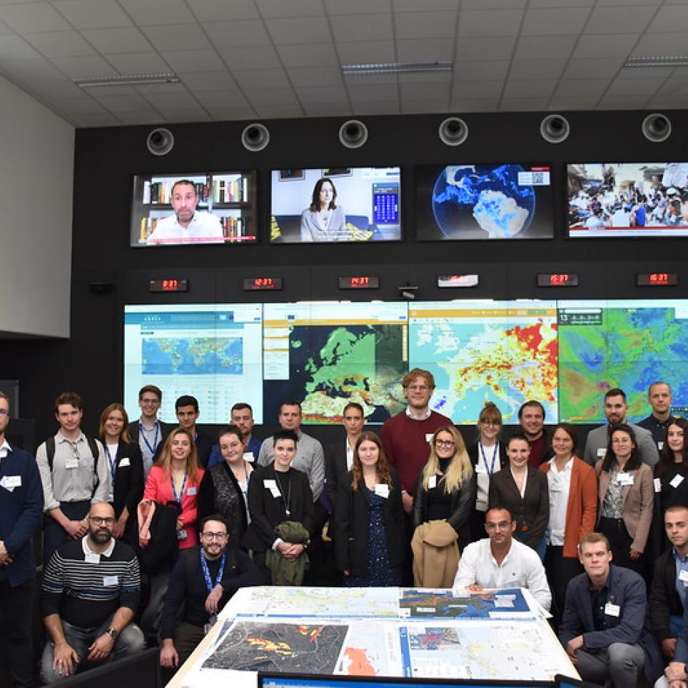 Visit to the ERCC & Presentation on Operations - Group 1 Picture!