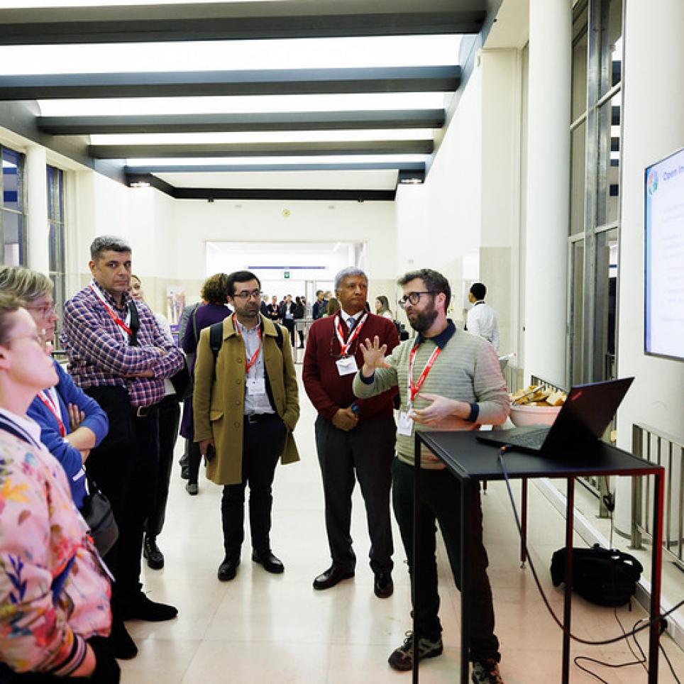 Participants during one of the thematic workshops.