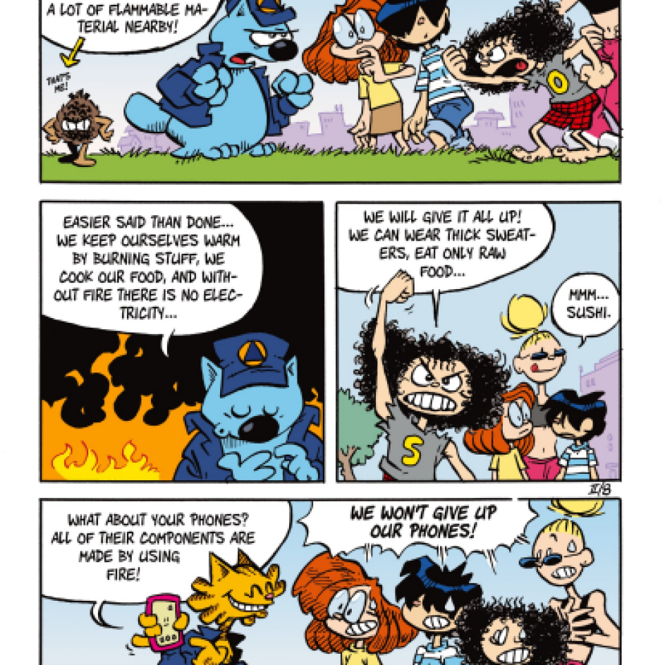 page from comic book.