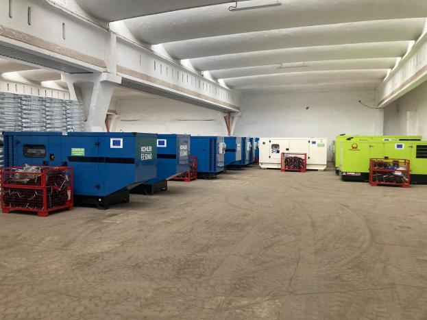 Storage of the generators in the RO Logistical Hub 