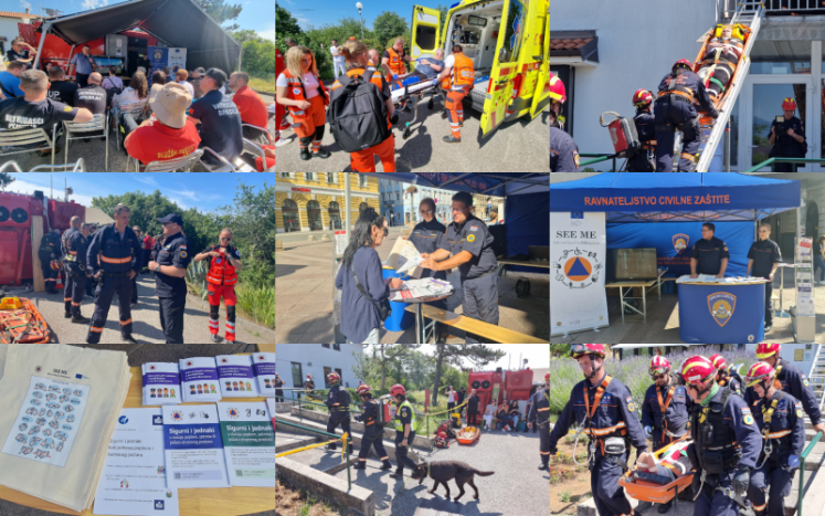 Participants during an exercise of SEE ME project.