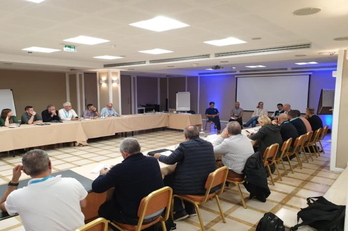 Discussion panel with the workshop leaders