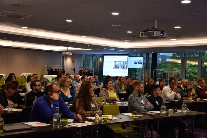 Attendees gathered at the venue during the Union Civil Protection Mechanism (UCPM) session.