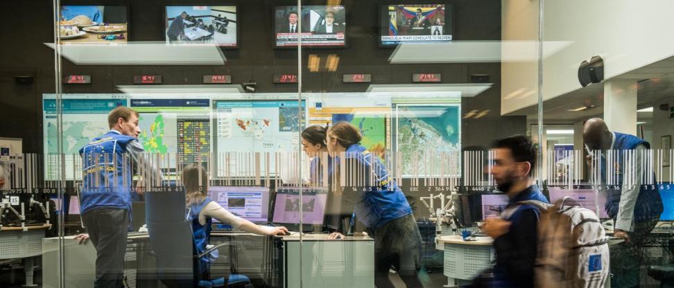 The Emergency Response Coordination Centre (ERCC) in Brussels. © European Union.