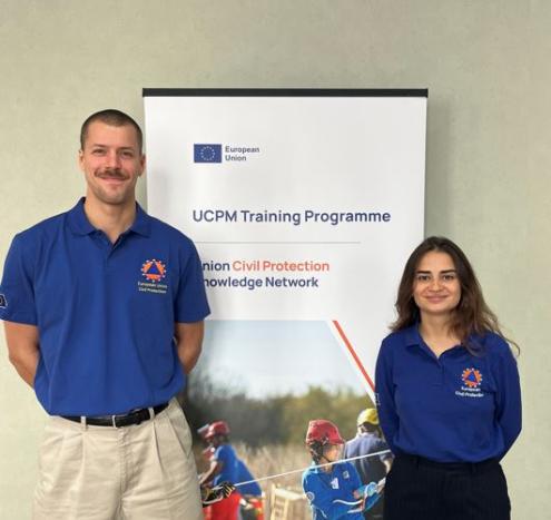 Sander and Eena-from-the-UCOM-training-programme