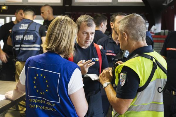 EU solidarity with France fighting forest fires together