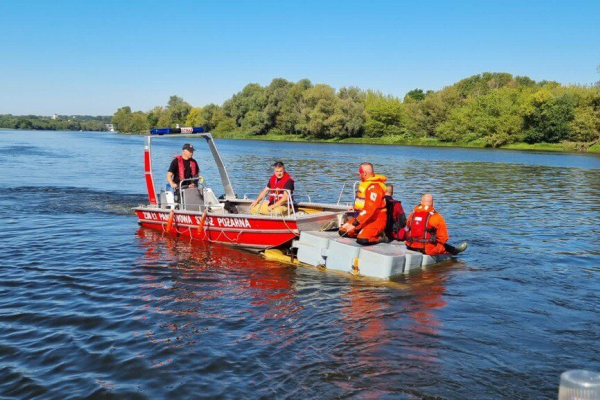 A training exercise during an EU MODEX exercise in Poland
