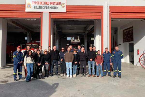 Group of experts during the Wildfire Peer Review mission in Greece. CMCC facilitates a Wildfire Peer Review in Greece within the EU Civil Protection Mechanism.