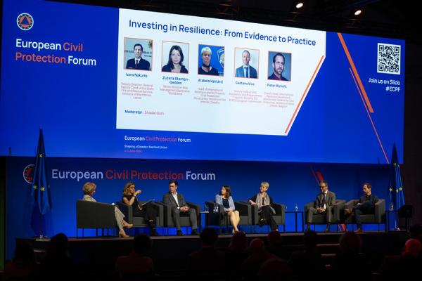 Panelists during Investing in Resilience: From Evidence to Practice