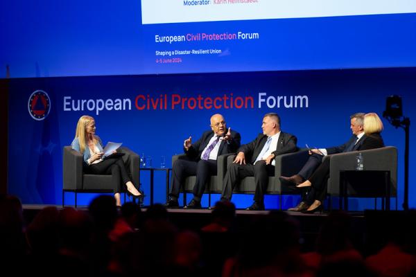 Panelists during the rescEU: Five years of Evolution and its Challenges 