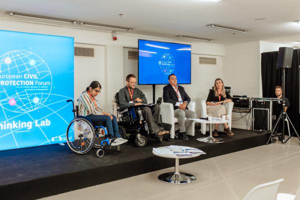 Thinking Lab on Disability Inclusion in Emergencies at the 7th European Civil Protection Forum