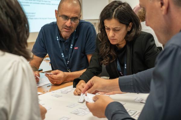 Participants during one of the sessions.