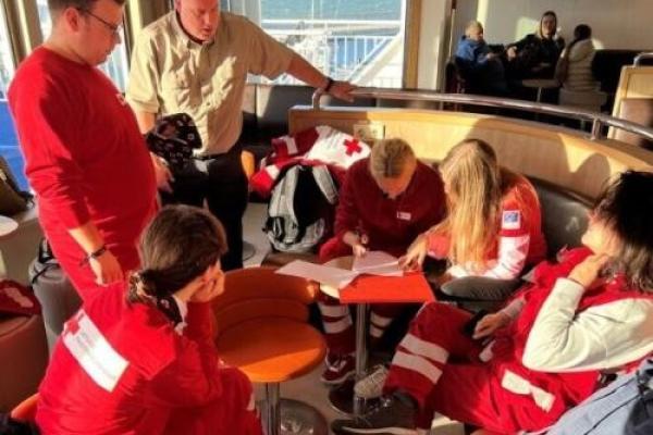 Civil protection experts during an EU MODEX exercise.