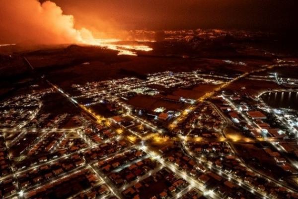 Volcanic activity Iceland