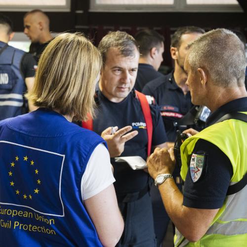 EU solidarity with France fighting forest fires together