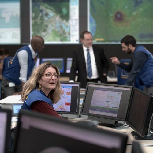 Emergency Response Coordination Centre in Brussels