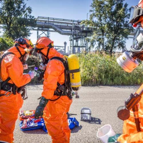 Scenario experts during the FORMATEX23 Full-Scale Exercise in Linz