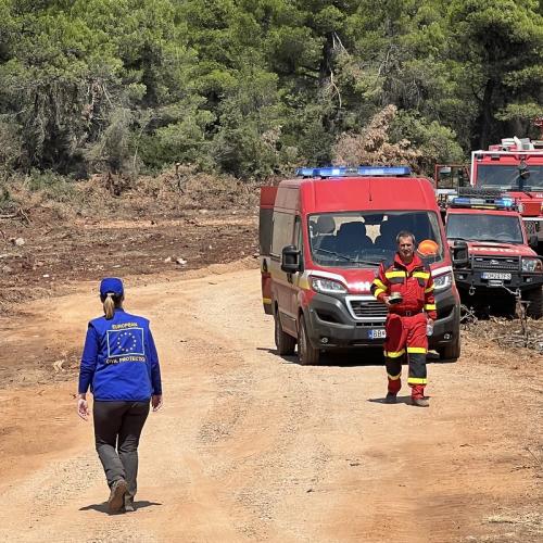 Wildfires in Greece - biggest rescEU aerial firefighting operation