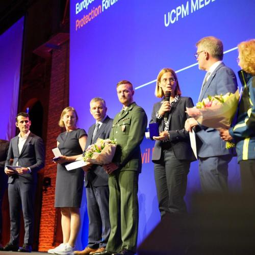 medals ceremony at cpf 2024