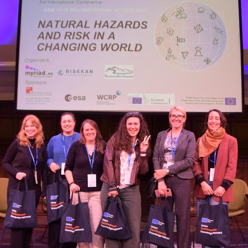 Researchers during the last 3rd International Conference on Natural Hazards and Risks in a Changing World: Addressing Compound and Multi-Hazard Risk.