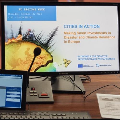 This image shows a screen of a computer showcasing the last Workshop of Cities in Action.