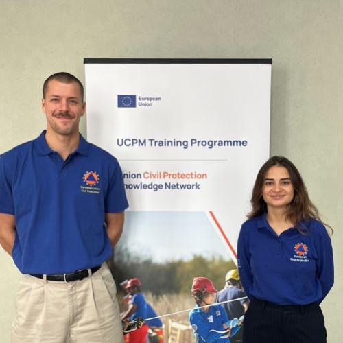 Sander and Eena-from-the-UCOM-training-programme