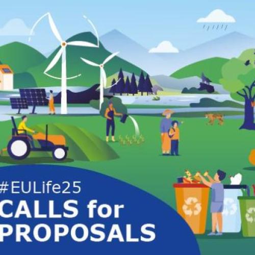 Illustration of LIFE Calls for Proposals 2025 