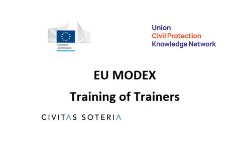 EU MODEX_Training of Trainers logo